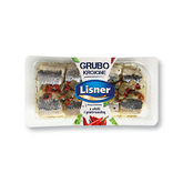 Dick geschnittene Heringsfilets mit Chili und Petersilie Lisner 200g